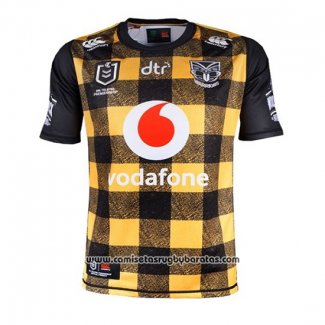 Camiseta Nueva Zelandia Warriors Rugby 2020 Amarillo