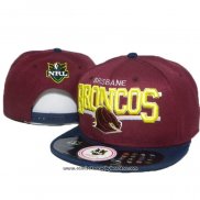 NRL Snapback Gorra Brisbane Broncos Fucsia Amarillo