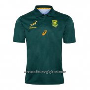 Camiseta Polo Sudafrica Springbok Rugby 2020 Verde