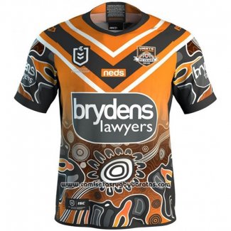 Camiseta Wests Tigers Rugby 2019 Indigena