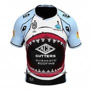 Camiseta Cronulla Sutherland Sharks 9s Rugby 2020 Azul