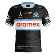 Camiseta Cronulla Sutherland Sharks Rugby 2024 Segunda