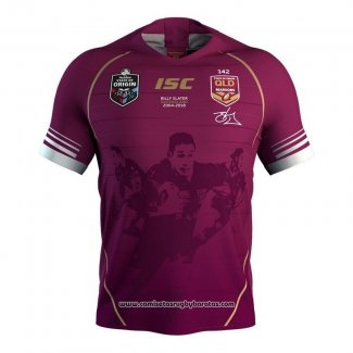 Camiseta Queensland Maroons Rugby 2019 Conmemorative