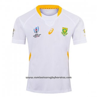 Camiseta Sudafrica Springbok Rugby 2019 Segunda