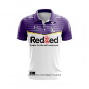 Camiseta Polo Melbourne Storm Rugby 2024 Segunda