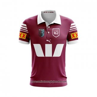 Camiseta Polo Queensland Maroons Rugby 2024