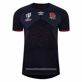 Camiseta Inglaterra Rugby 2023 World Cup Segunda